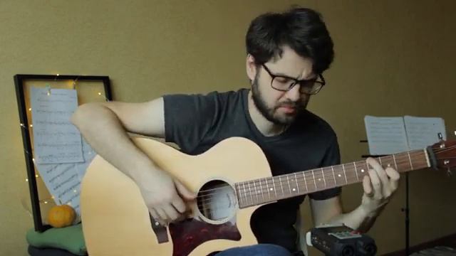 Blues sketch (original) acoustic guitar