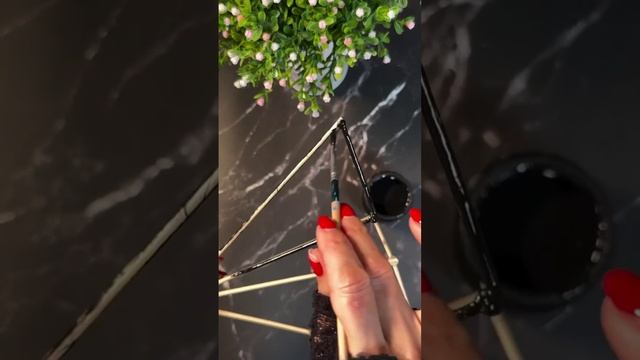 своими руками декор для дома из палочек для суши. самолет ✈️ в подарок 🎁