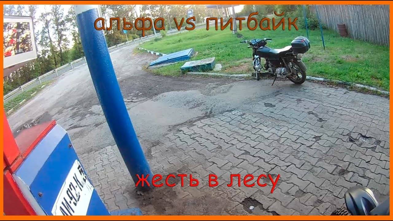 Совместные покатушки 2. Альфа vs 2 питбайка. Старые хроники