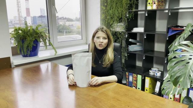 104151 Пакет Дой-Пак 170*300(+45)мм, Металл/PET/БОПП (белый матовый)