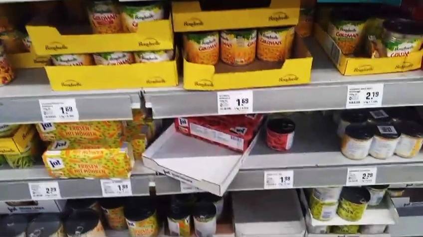 ГЕРМАНИЯ. СЕТЕВОЙ СУПЕРМАРКЕТ REWE (МОЙ БЛИЖАЙШИЙ). Г. РАУНХАЙМ, РЯДОМ С ФРАНКФУРТОМ. 13.01.25