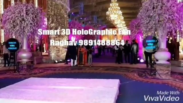 Smart 3D holographic fan