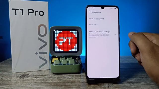 How to enable Shake to Turnon Flashlight in Vivo T1 Pro