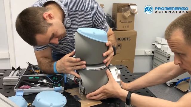 Замена сустава на роботе Universal Robots