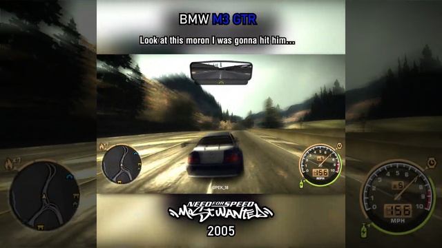Need For Speed Most Wanted 2005 | BMW M3 GTR | SPEED RUN #nfsmostwanted2005 #bmwm3gtr #gameplay