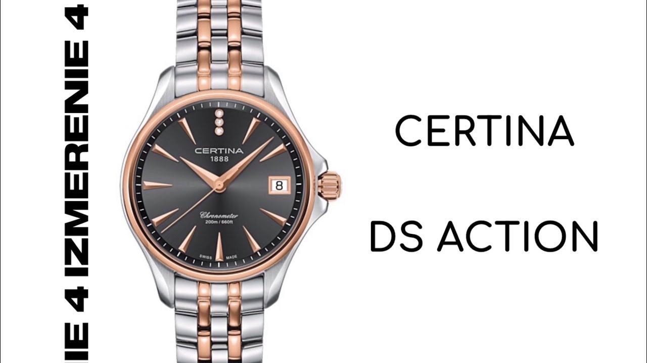 Обзор  4Измерение CERTINA DS ACTION C032.051.22.086.00