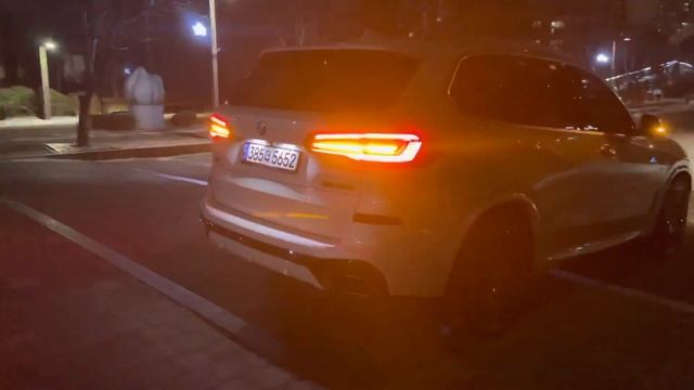 Bmw x5 m50i 출고 후 시동(bmw x5 m 50i cold start) #shorts