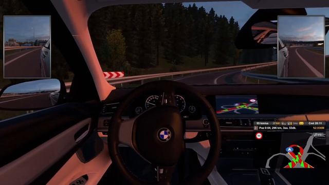 İSTANBULDAN  ANKARAYA YOLCULUK | POV SÜRÜŞ  | BMW 7-Series F02  | ETS2