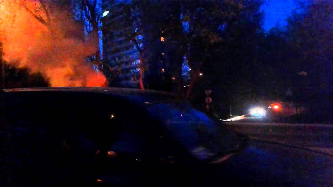 Сгорел авто в Люберцах
