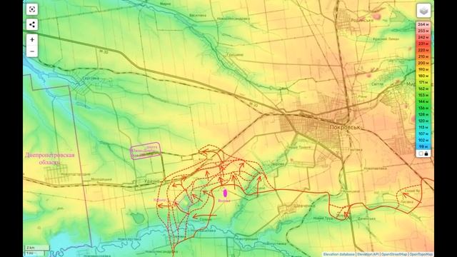 Донецкий фронт на 16 января 2025 г.