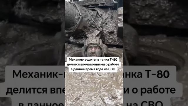 Мехвод Т-80 о грязевых ваннах