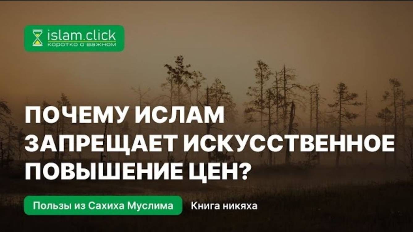 Почему ислам запрещает искусственное повышение цен Абу Яхья Крымский