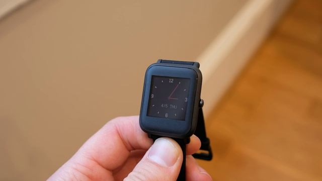 GadgetWraps Amazfit Bip Matte Black Skin and Screen Protector