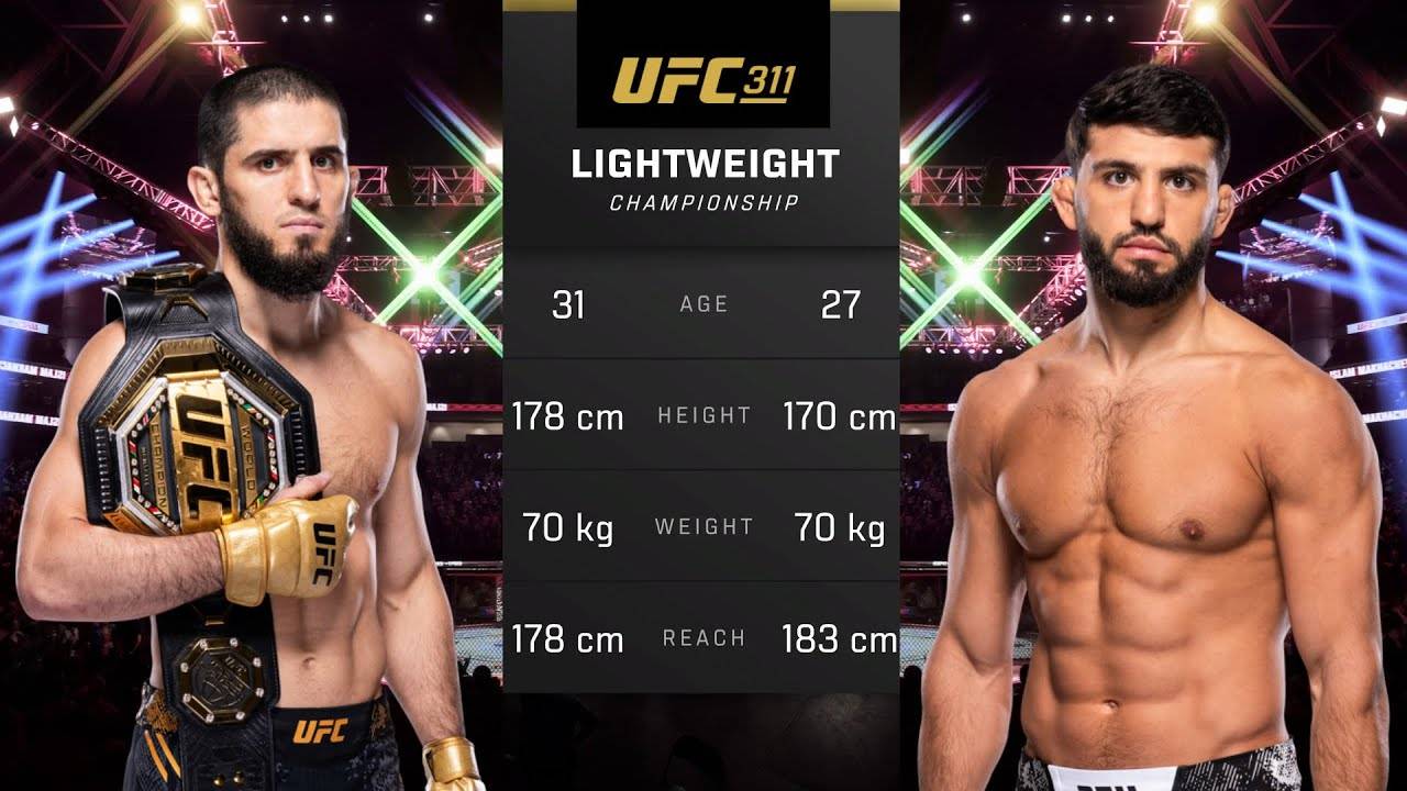 Ислам Махачев против Армана Царукяна 2 Полный бой - UFC 5