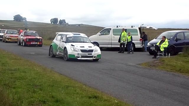 Skoda Fabia S2000 Stage Start Tyneside Stages 2015