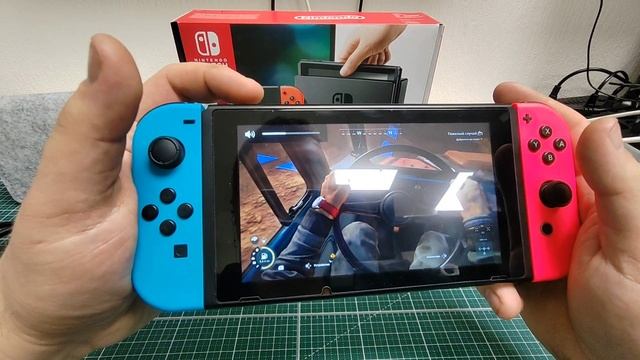 Обзор прошитого Nintendo switch 128GB коробка