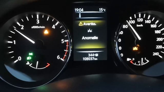 Panne capteur pression échappement