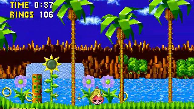 Kasane Pearto in Sonic 1 (GEN) Gameplay on Sonic 1 Hack