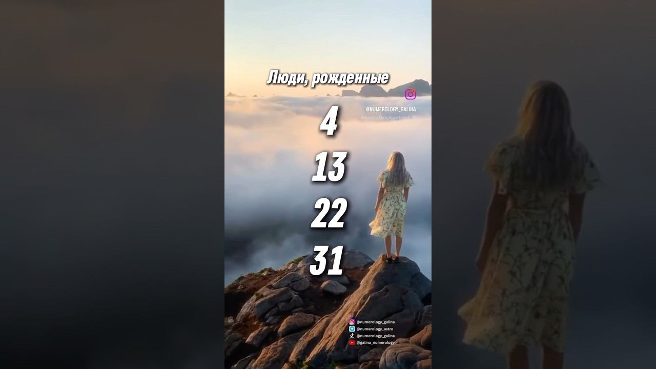 Рожденные 4,13,22,31