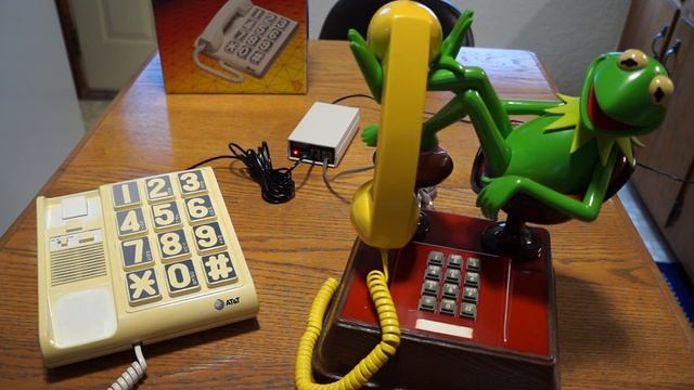 Kermit the Frog landline phone with faulty hook switch