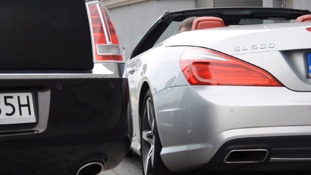 Lancia Thema 3,6 V6 & Mercedes SL500 (R231)  exhaust sound by autokult.pl