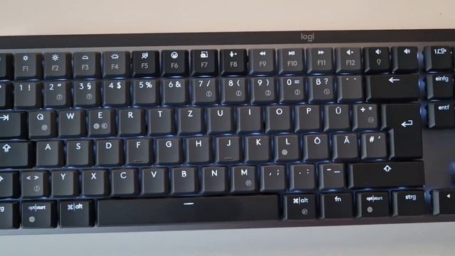 Logitech MX Mechanical: Annäherungssensor der Tastenbeleuchtung