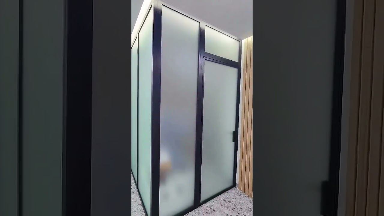 СТЕКЛЯННЫЕ ДВЕРИ В АЛЮМИНИЕВОМ ПРОФИЛЕ