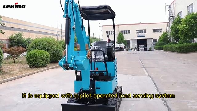 High model 1ton mini excavator