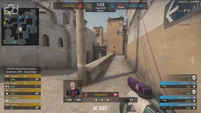 CS GO Одни из самых интересных стратегий и командных игр Astralis в 2018 году! (Основные моменты)