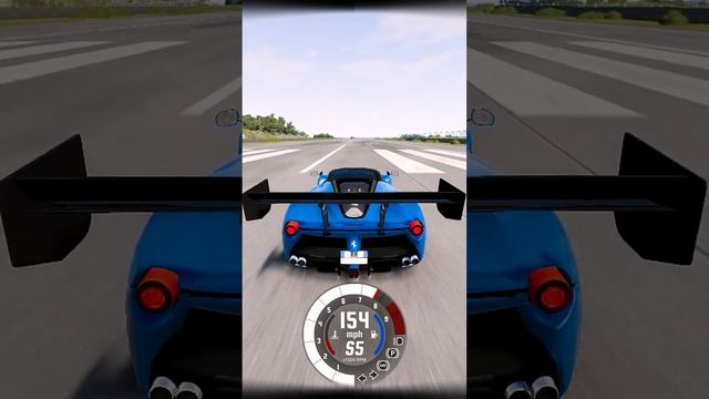 Ferrari SF90 Frontal Impact Crash Test