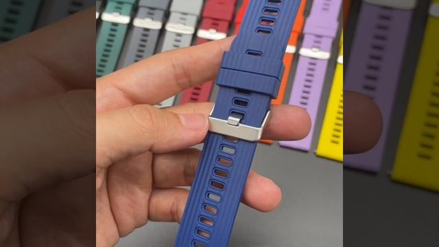 Rubber watch strap 22mm