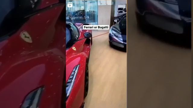 Ferrari F8 Tributo Vs Bugatti Veyron Dono Me Konsa Best Hy🤔 #Instagram Reel #Farrari #Bugatti