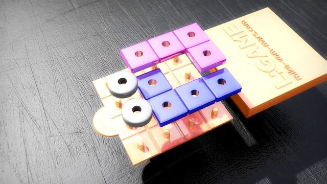 3D Printable Two-Player Game (L-Game)