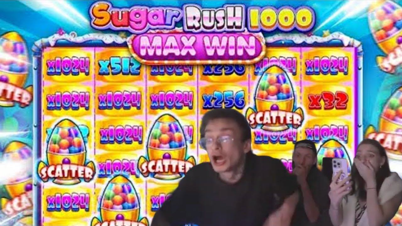 МОРЕ ЭМОЦИЙ ОТ МАКСВИНА В SUGAR RUSH 1000 / МАКСИМАЛЬНЫЙ ВЫИГРЫШ В ШУГАР РАШ 1000