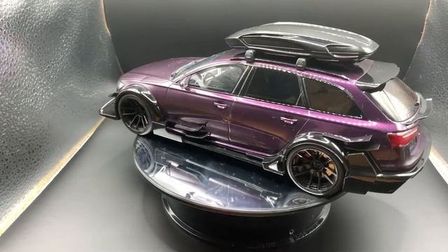 Diecast resin model Audi RS6 - 1:18 - GT Spirit - ScaleXtuning.com