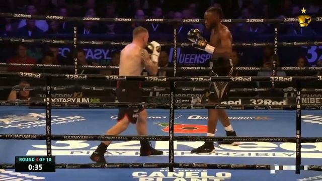 Denzel Bentley stops Sam Evans