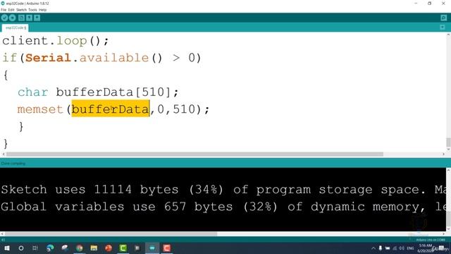 148 - ESP Coding Part3 Read Incoming Data from Arduino