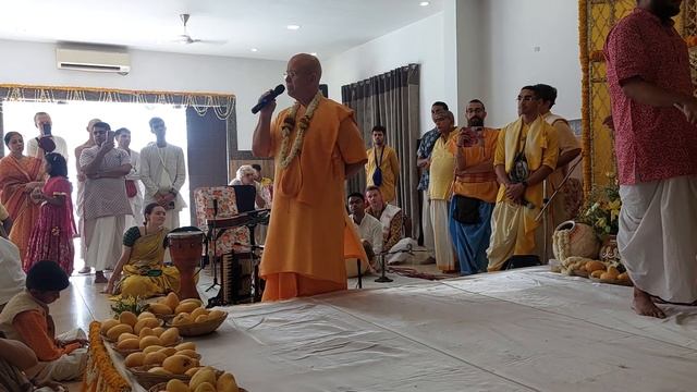 2024.04.28 Offering of BB Govinda Swami on 75th Vyasa Puja of Srila Indradyumna Swami