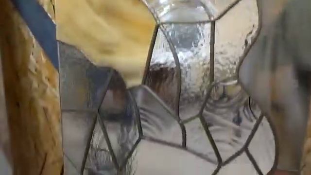 Витражные пленки Реалистик с протяжкой на зеркале