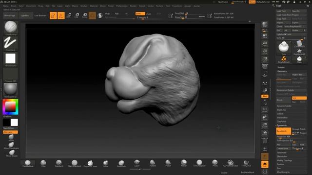 Создание модели для 3д принтера.Дейл в ZBrush.Лепка головы