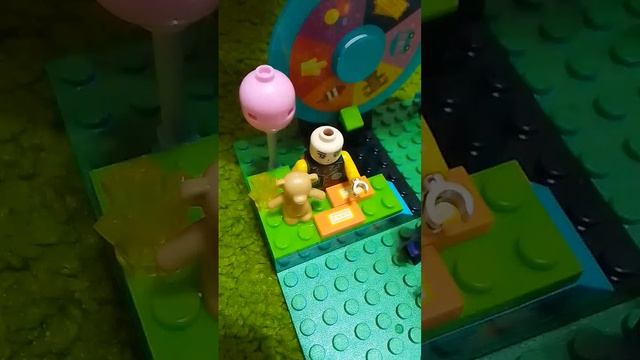Лего конструктор .сборка аттракцион на пляже.играем
