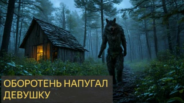 ОБОРОТЕНЬ НАПУГАЛ ДЕВУШКУ (Мистическая история)