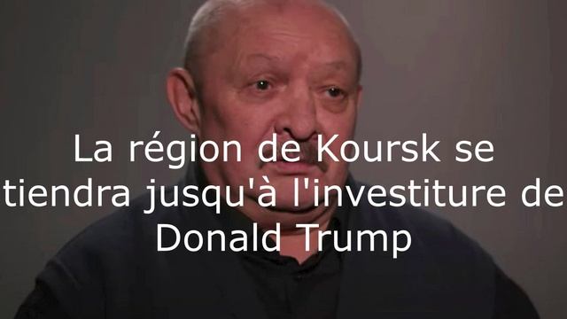 La région de Koursk se tiendra jusqu'à l'investiture de Donald Trump