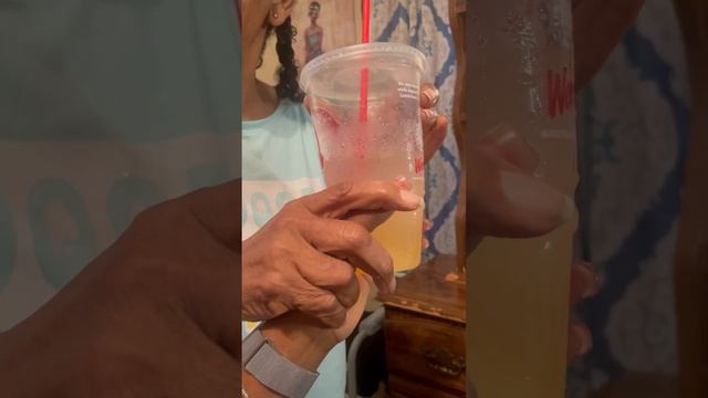She loved me pineapple mango lemonade #fyp #wendys #shorts