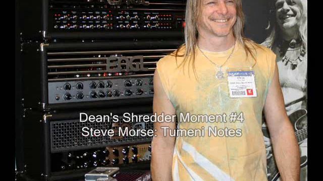 Dean's Shredder Moment #4 Steve Morse, Tumeni Notes