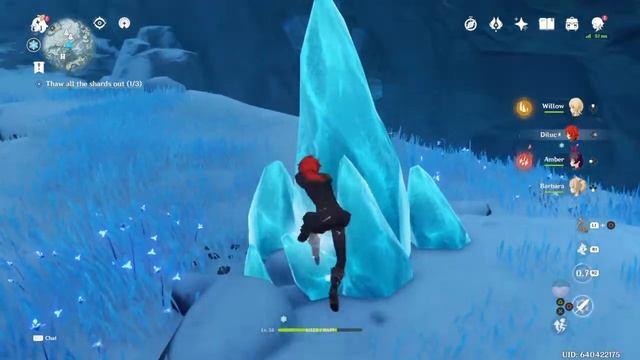 Genshin Impact:  Diluc's Tired of Ice Spikes