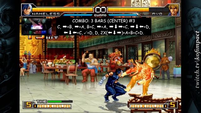 KOF2002UM - Namelles combo 3 barras (tutorial)  *keyboard