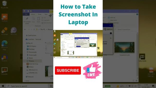 How to Take Screenshot in Windows Laptop/Desktop #shorts #youtubeshorts #youtube #ytshorts #ytshort