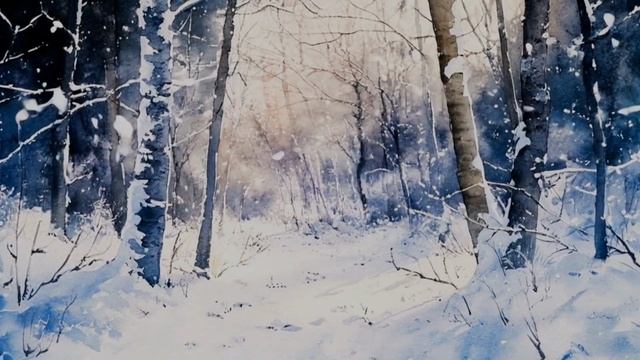 ЗАЙКА И СНЕГ 
(автор Лидия Сальская Купаева)