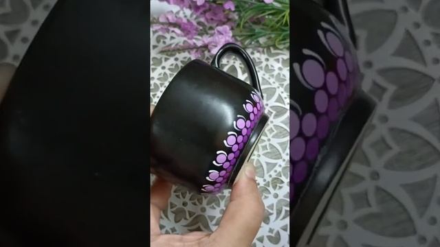 Mug Painting | Easy Mug Painting Ideas #shorts #youtubeshorts #art #trending